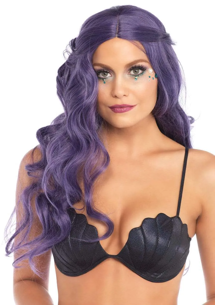 29" Mermaid Wavy Long Center Part Wig