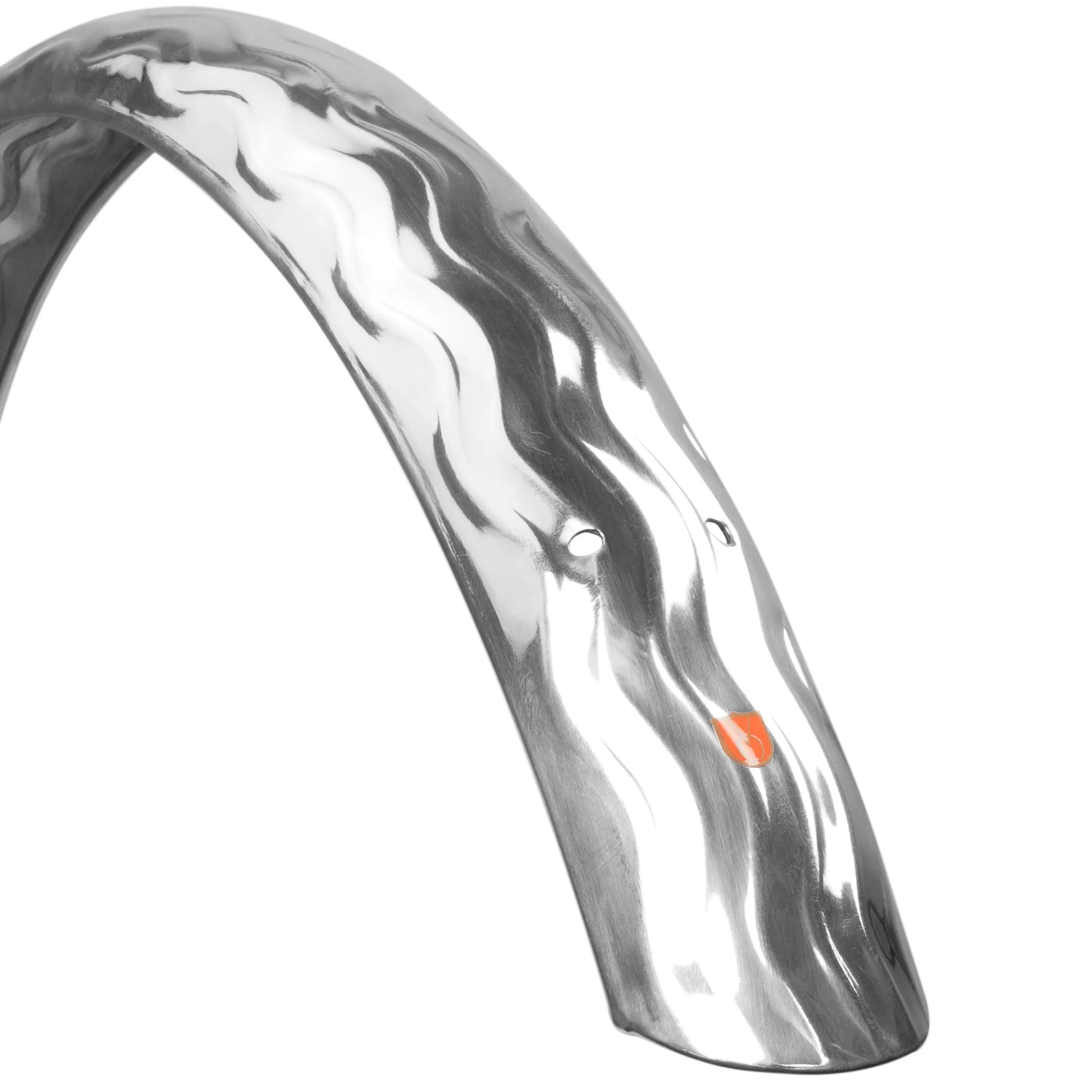 650b Wavy Fenders, 58mm - Silver and Noir