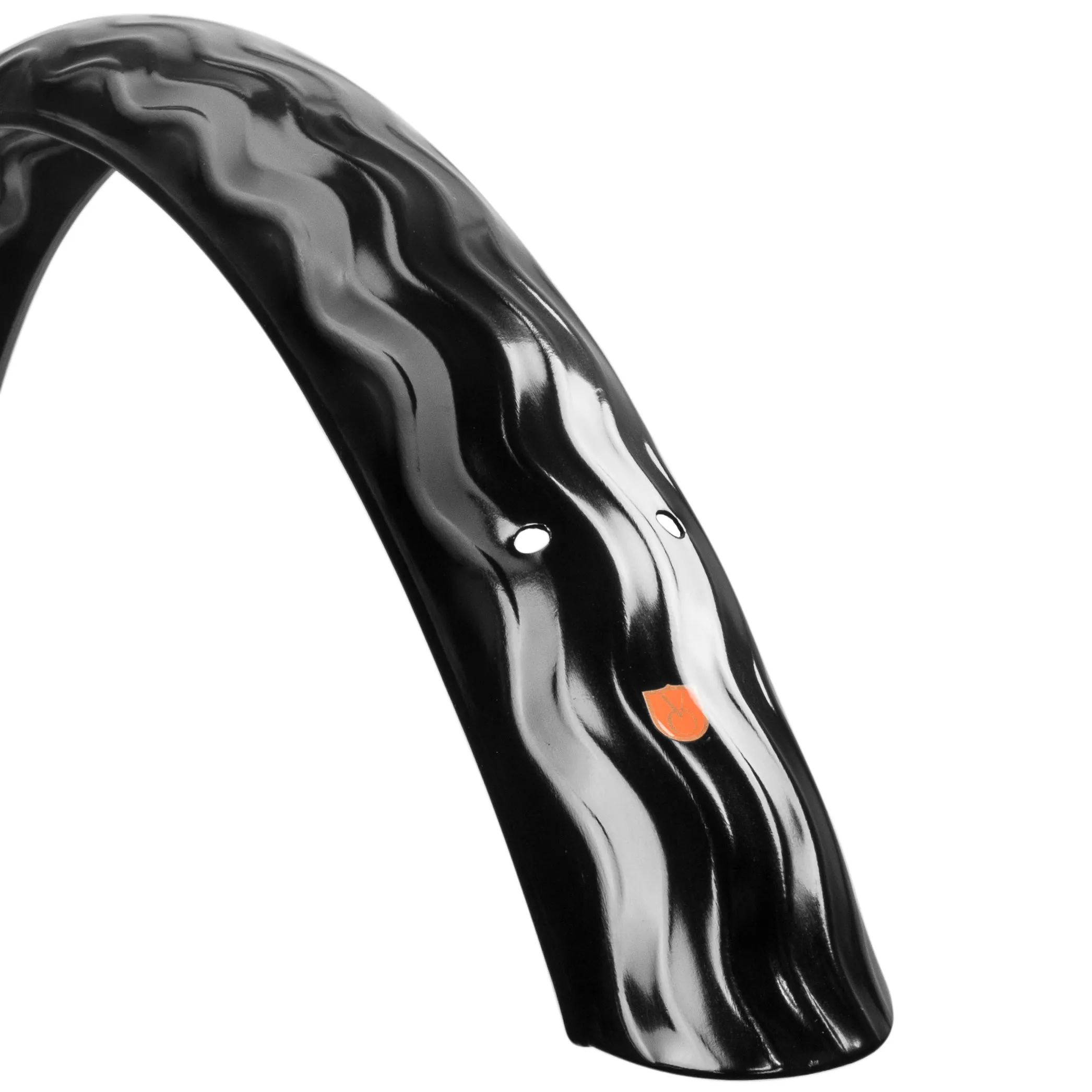 650b Wavy Fenders, 58mm - Silver and Noir