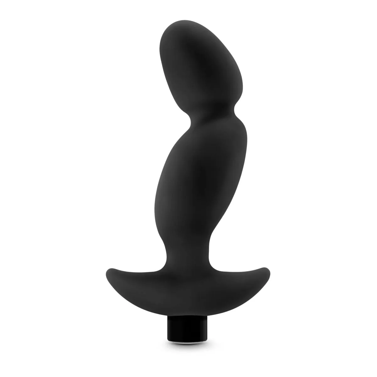 Anal Adventures Platinum By Blush® | Prostate Massager 04  Black 6.5-Inch Vibrating Rechargeable Anal Plug