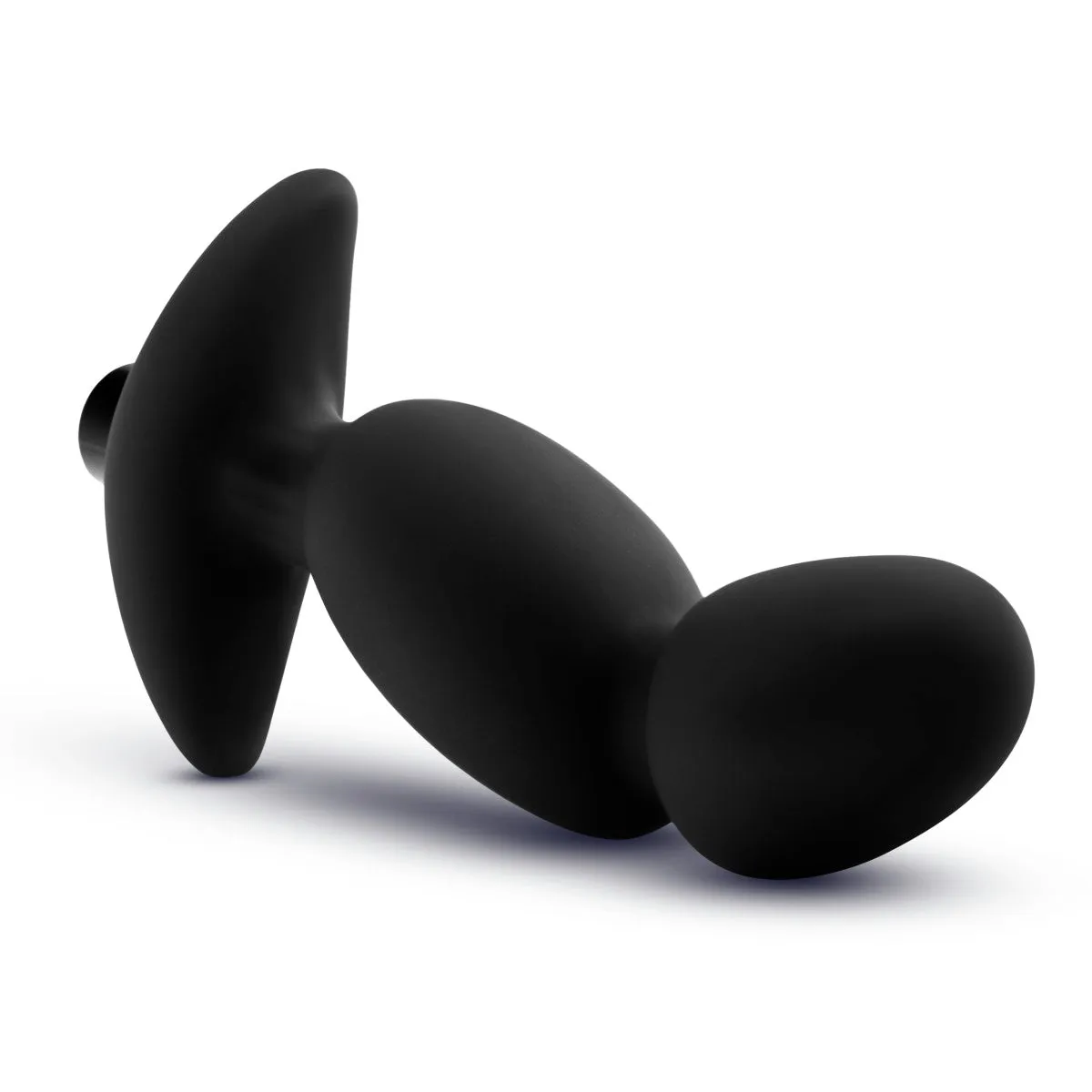 Anal Adventures Platinum By Blush® | Prostate Massager 04  Black 6.5-Inch Vibrating Rechargeable Anal Plug