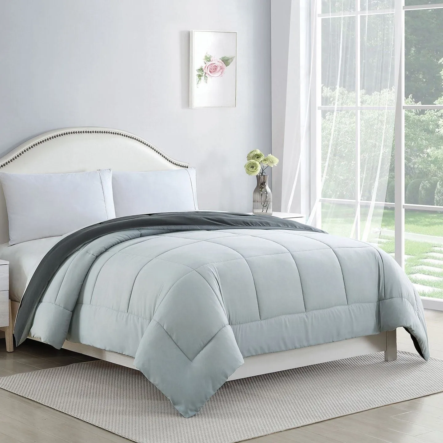 Bibb Home 2-Tone Down Alternative Reversible Comforter