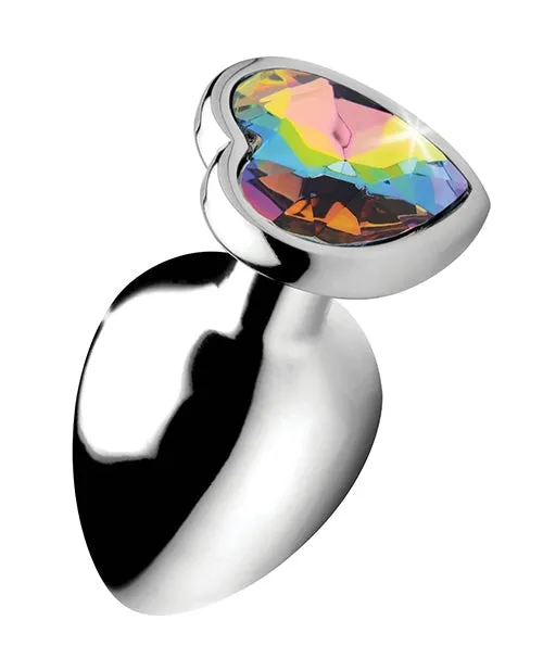 Bootysparks Rainbow Prism Heart Anal Plug