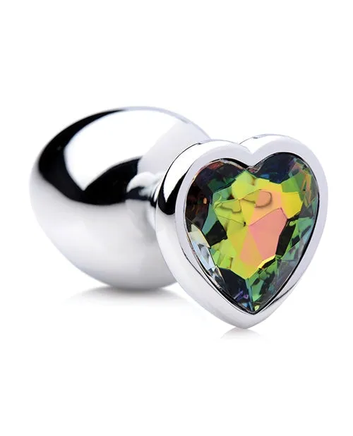 Bootysparks Rainbow Prism Heart Anal Plug