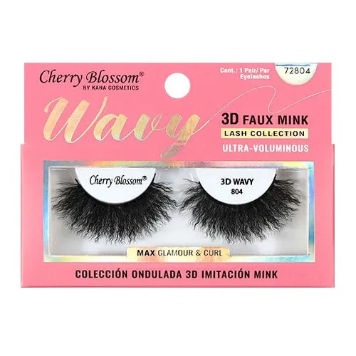 Cherry Blossom Wavy 3D Faux Mink Eyelashes