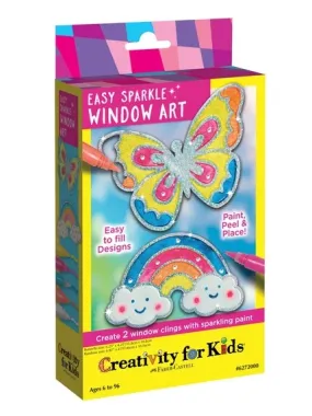 Creativity for Kids Easy Sparkle Window Art