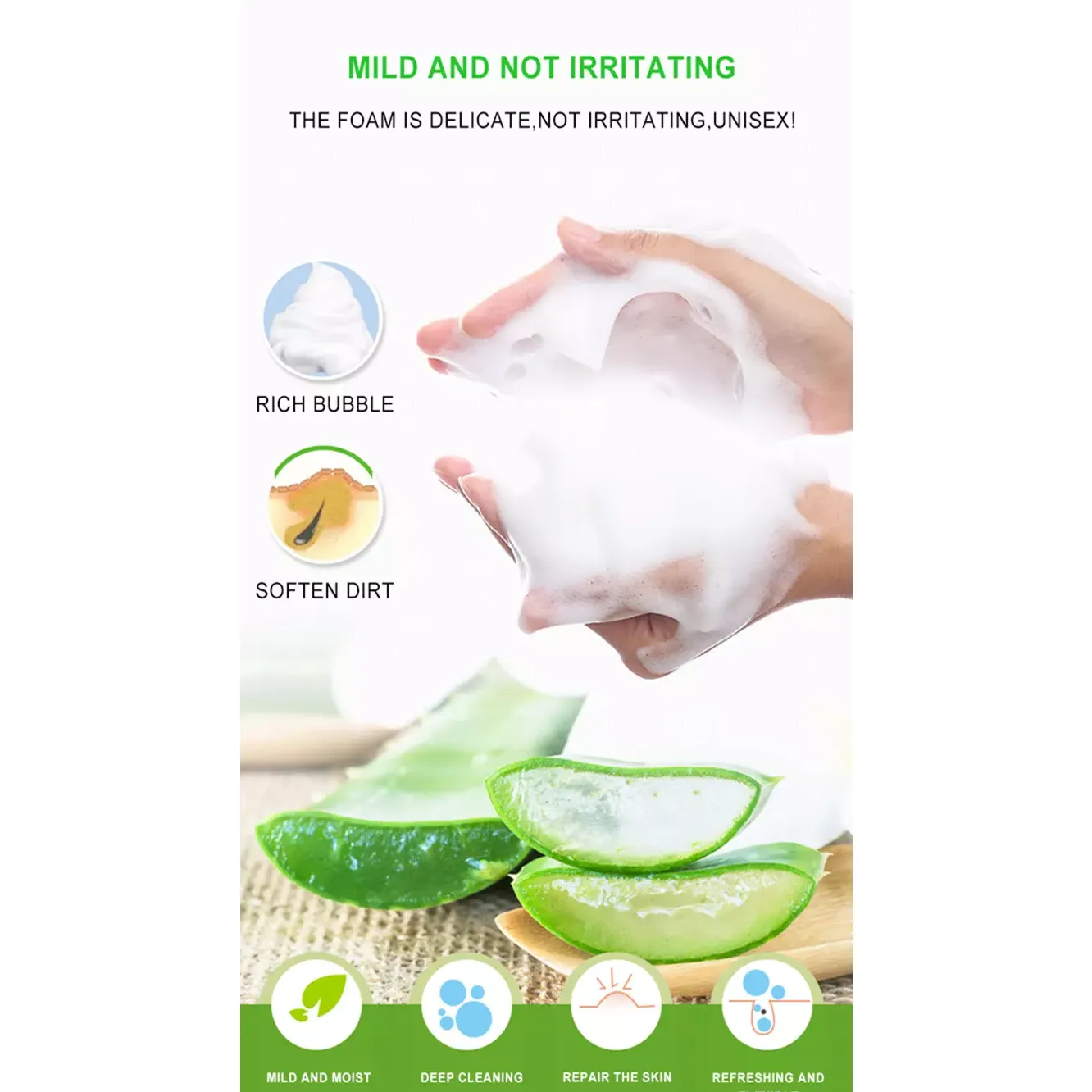 Dr. Rashel Aloe Vera Essence Cleansing Mousse