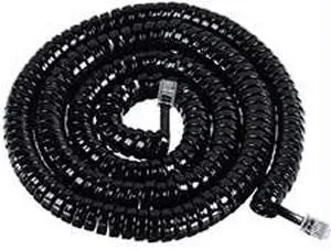 Gcha444025-fbk - 25' Black Handset Cord