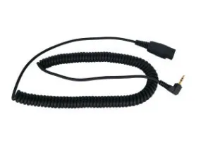 GN/Jabra 3.5mm cord - long curly