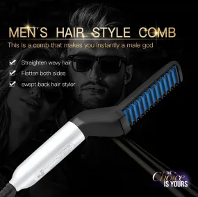 Hair And Beard Straightening Comb