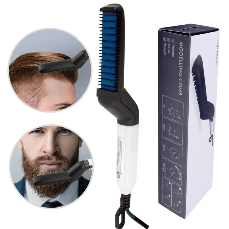 Hair And Beard Straightening Comb