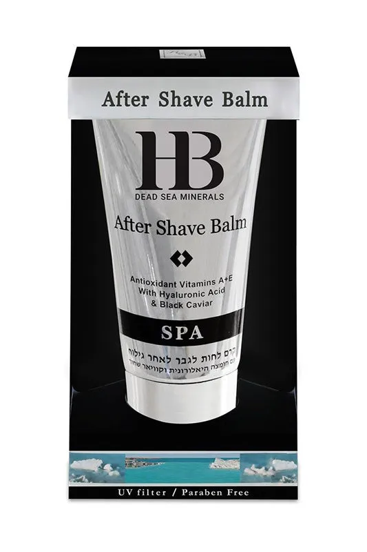 Health & Beauty After Shave Balm with Hyaluronic Acid & Black Caviar – For Men