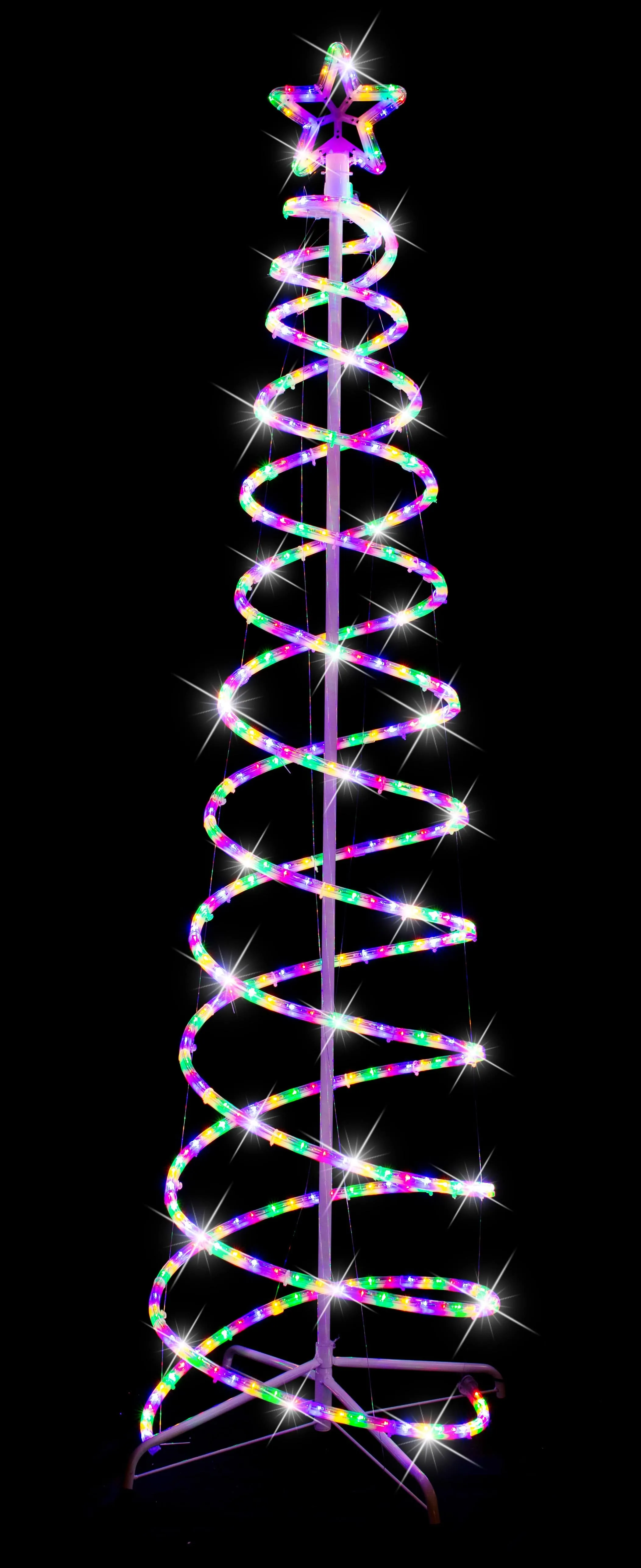 LED Multi Double Spiral Tree (1.8m)