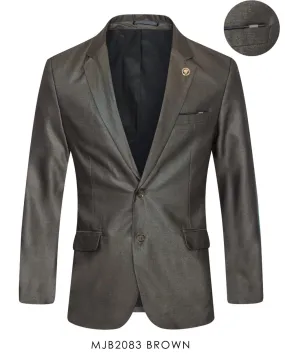 MJB2083 BROWN BLAZER