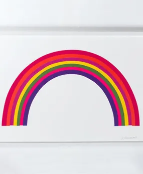 Neon Rainbow Art Print