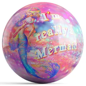 OnTheBallBowling Mermaid Bowling Ball by Kelleigh Williams