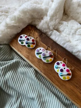 Pablo’s Paint Palette Earrings