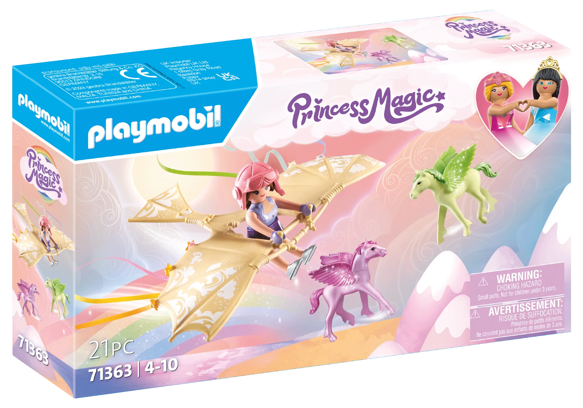 Playmobil Princess Magic: Trip with Pegasus Foals in the Clouds 71363