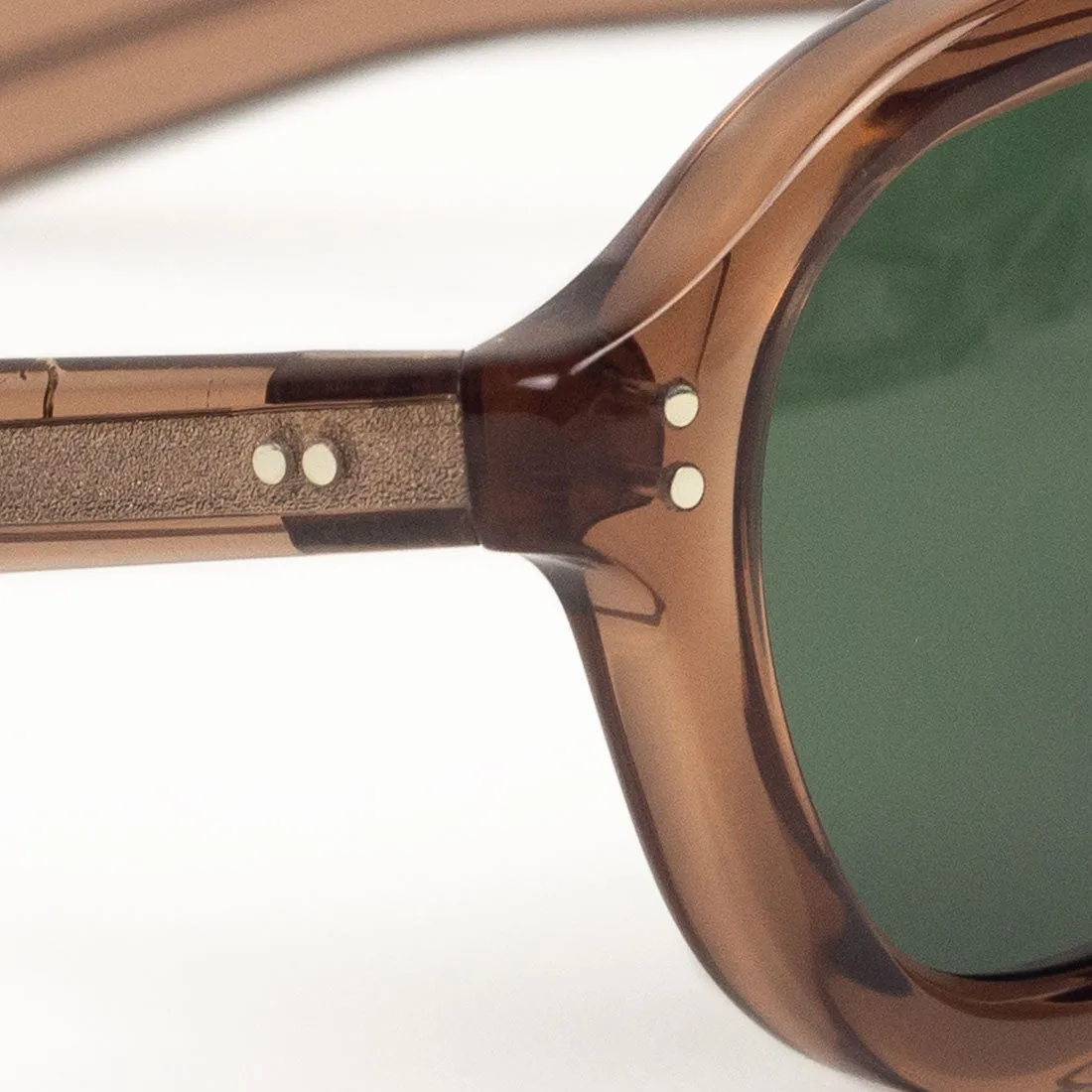 "Largo" sunglasses in translucent "Root Beer" color