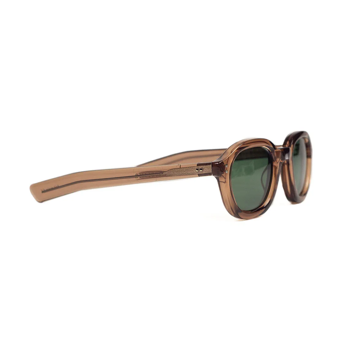 "Largo" sunglasses in translucent "Root Beer" color