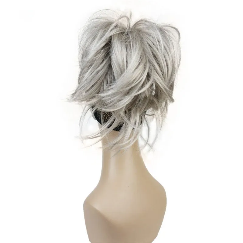 Short Natural Wave Ponytail Extension with Claw Clip Hairpiece