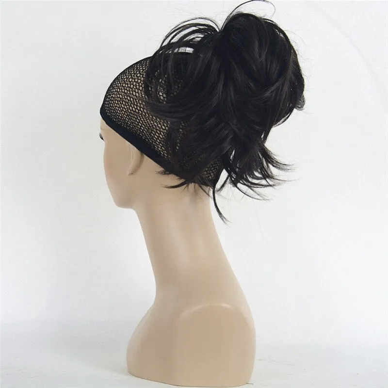 Short Natural Wave Ponytail Extension with Claw Clip Hairpiece