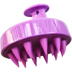 Silicone Scalp Shampoo Massager - Purple