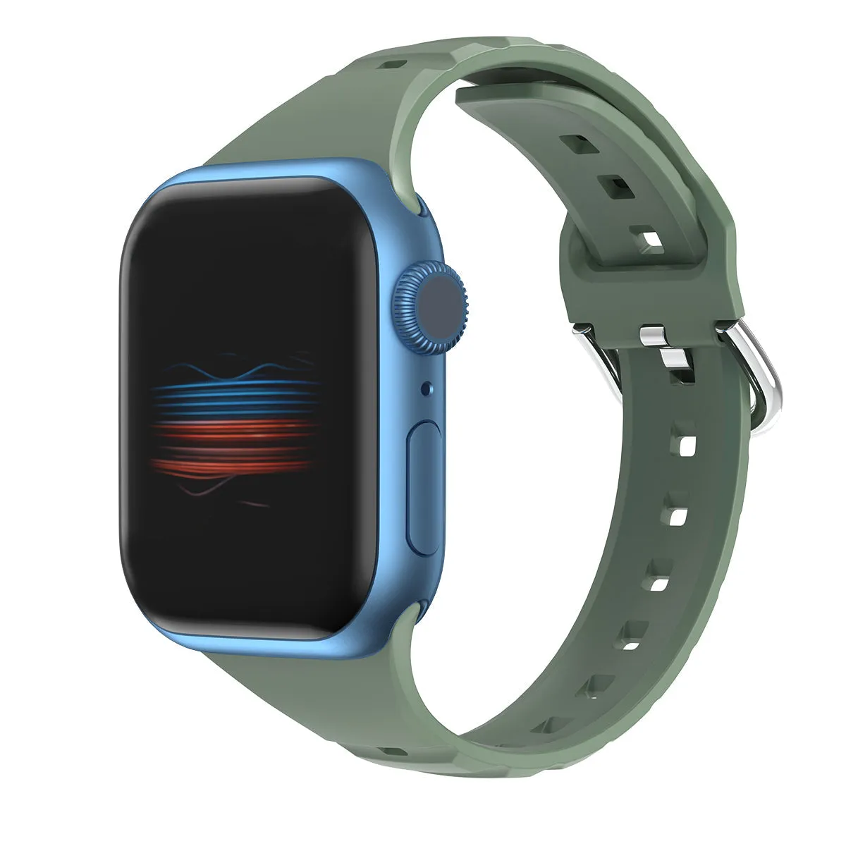 Slim Silicone Band for Apple Watch 38/40/41mm & 42/44/45mm