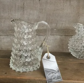 Straight-Sided Hobnail Jug - Small 350ml - Various Colours