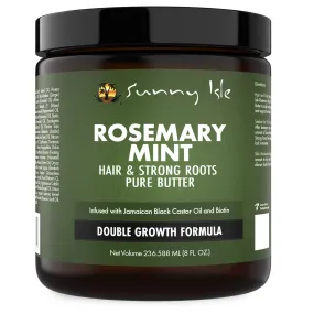 Sunny Isle Rosemary Mint Hair and Strong Roots Butter 8oz