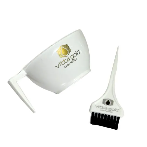 Vitta Gold™ Precision Bowl & Brush Set | Professional Hair Care Tool